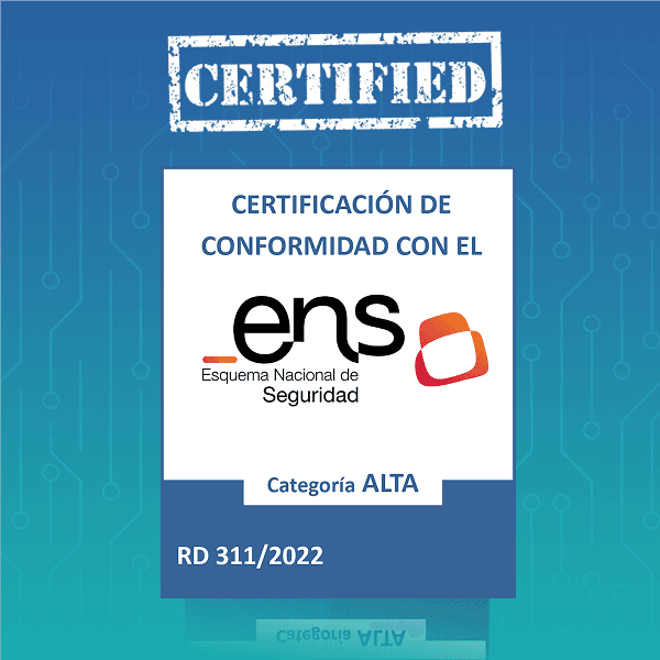 Certificación ENS Alto
